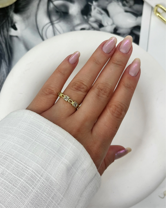 Kare Zirkon Taşlı Yüzük