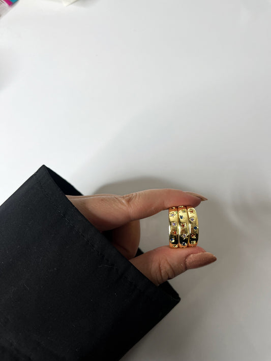 Renkli Zirkon Taşlı Yüzük