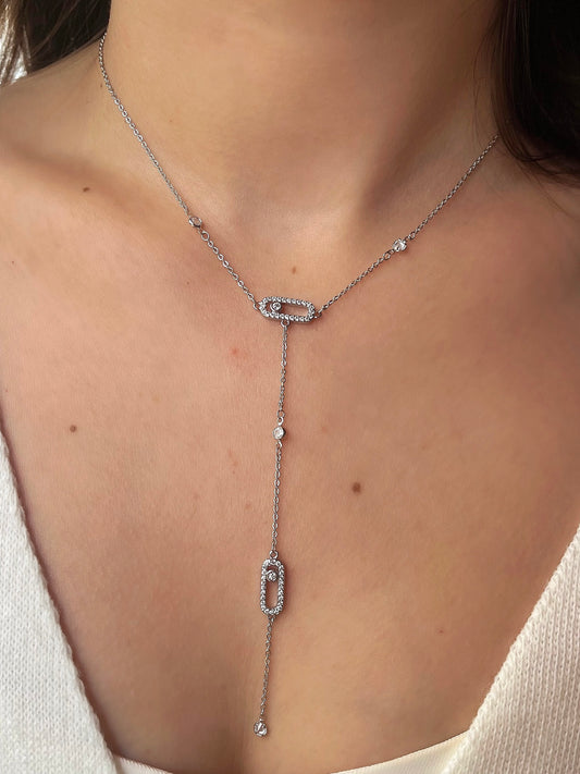 Silver Messi Y Kolye