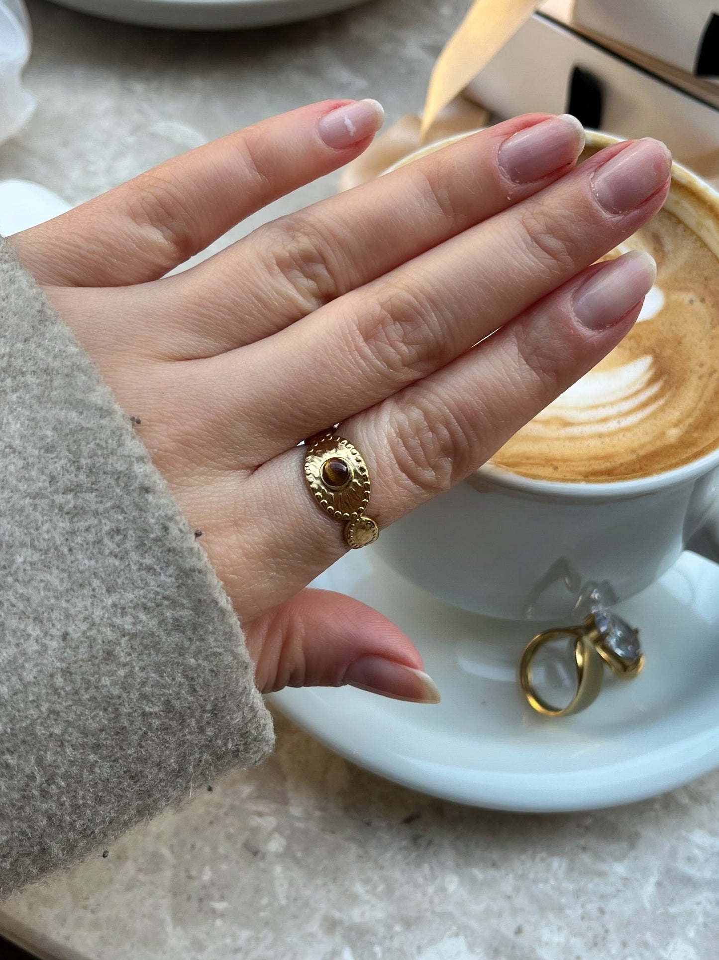 Çelik Vintage Yüzük